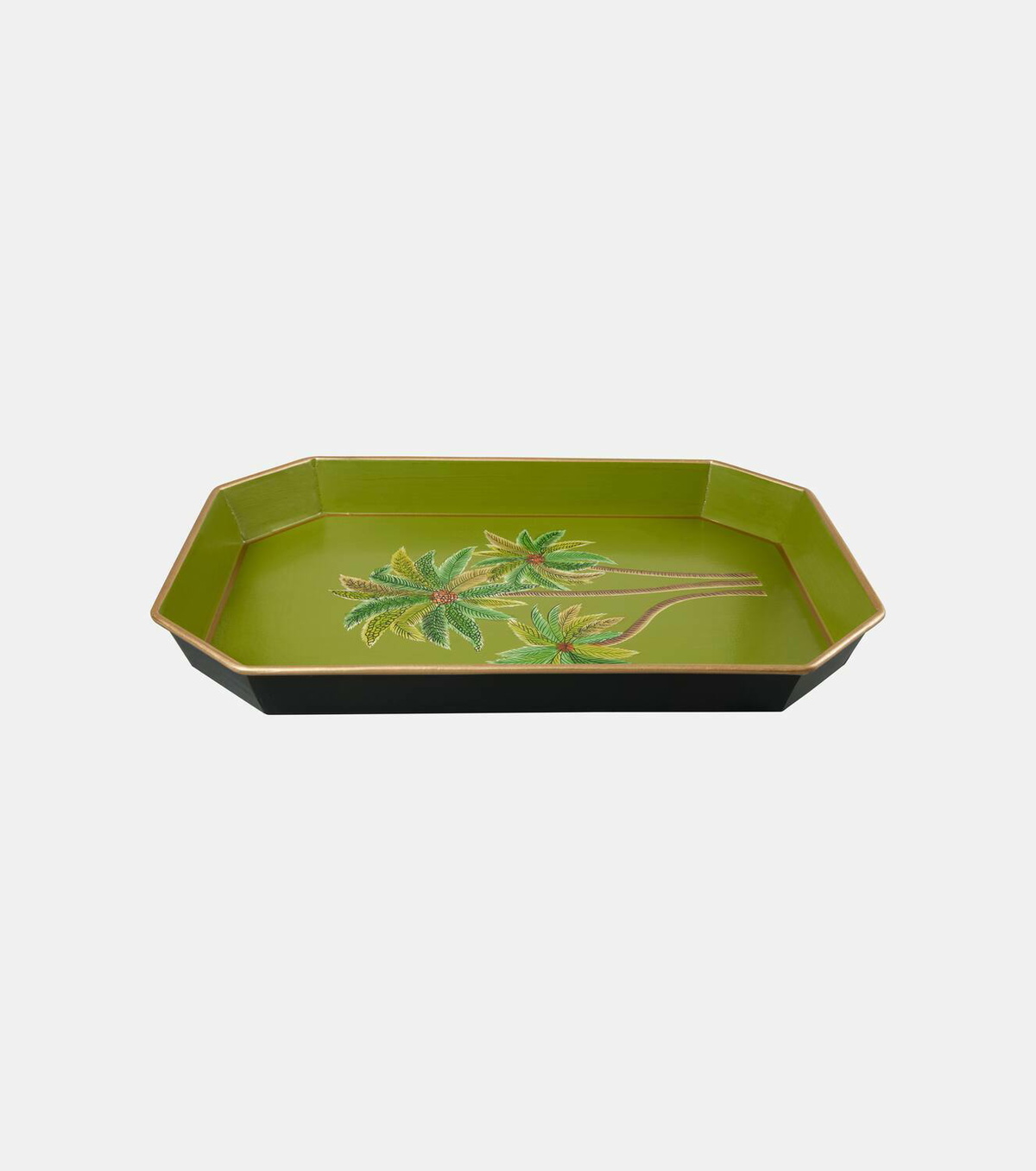Les-Ottomans Palms hand-painted iron tray