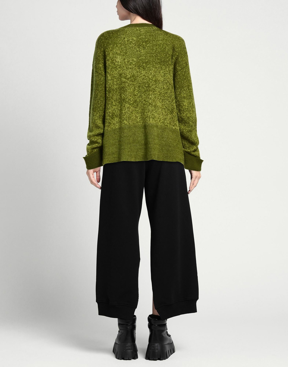 Manila Grace Womens Sweater Military in Green