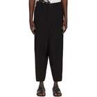 Yohji Yamamoto Black Taxide Trousers