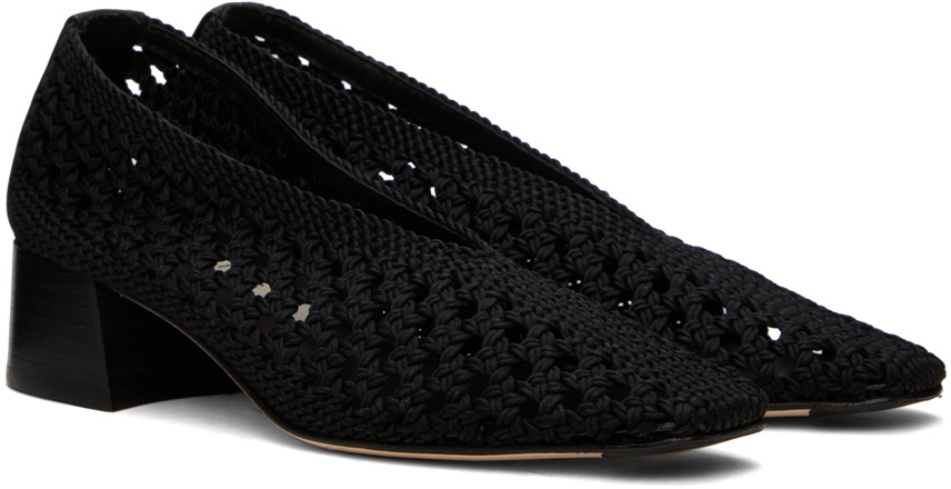 Miista Black Taissa Courts Heels