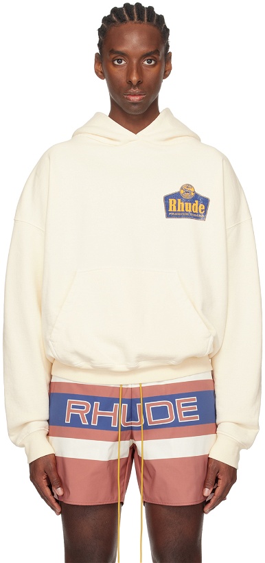 Photo: Rhude SSENSE Exclusive Off-White 'Grand Cru' Hoodie