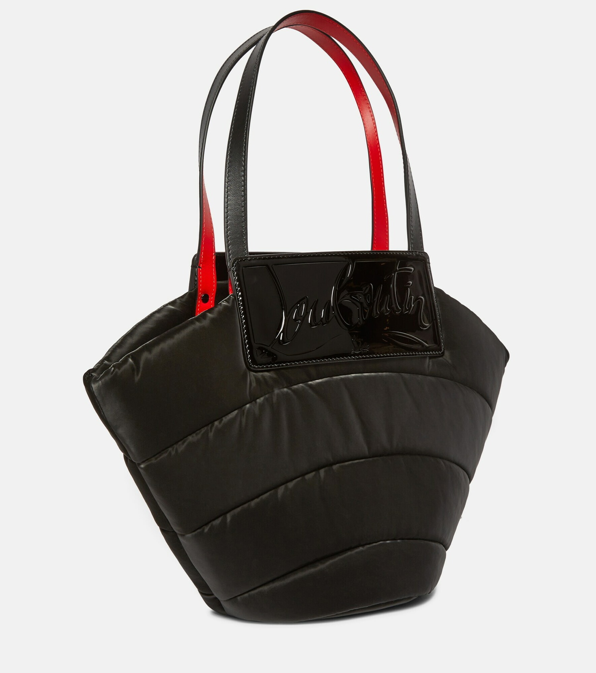 【関税送料込】ルブタン Loubishore Large leather-trimmed tote Christian Louboutin - Loubishore Large leather-trimmed tote