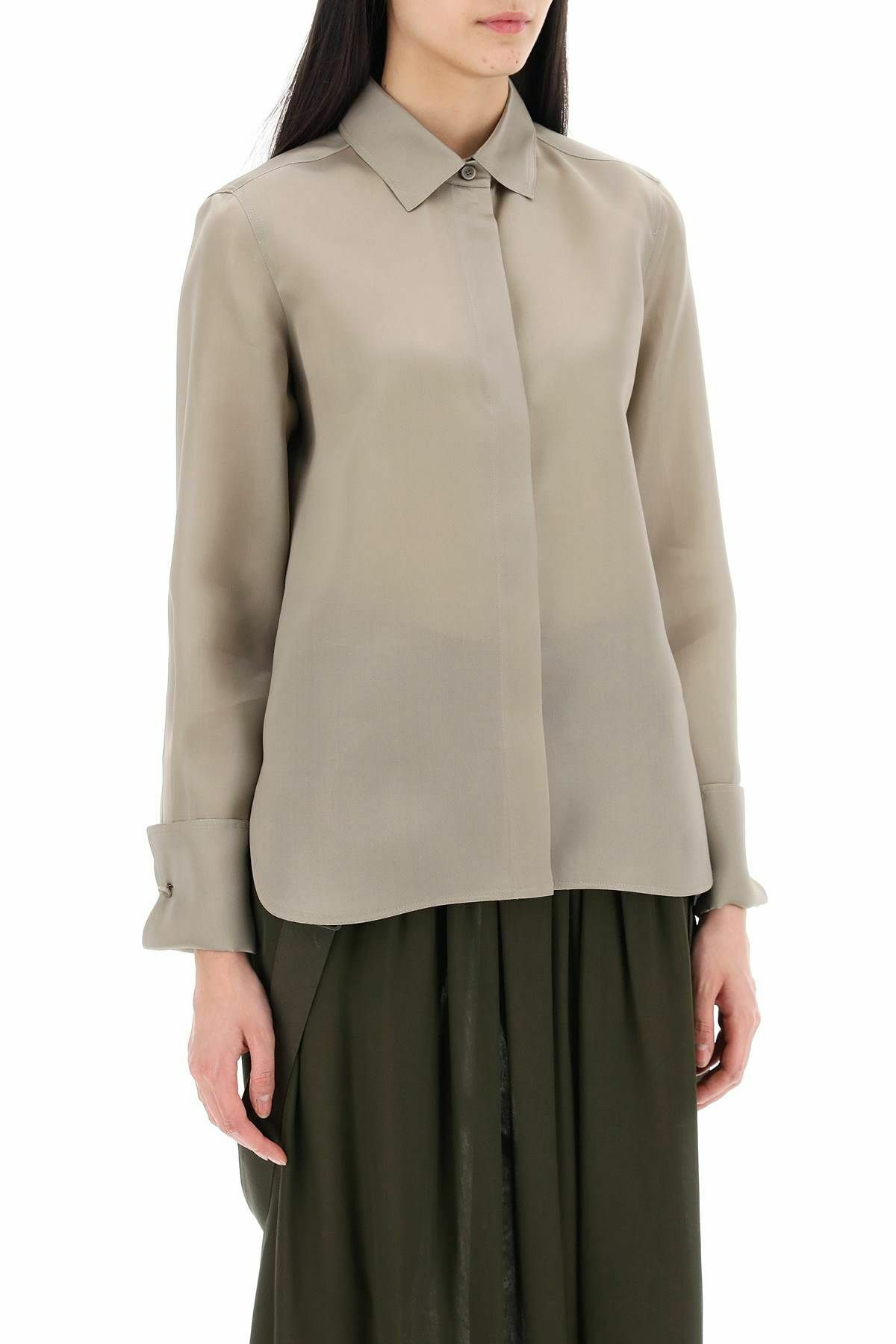 Tシャツ・カットソー Max Mara SS24 'Nola' shirt (NOLA 001) MAX MARA Nola silk-organza shirt | NET-A-PORTER