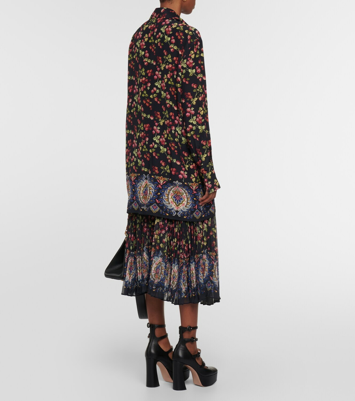 Etro Printed silk shirt