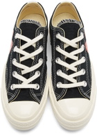 COMME des GARÇONS PLAY Black Converse Edition Half Heart Chuck 70 Low Sneakers
