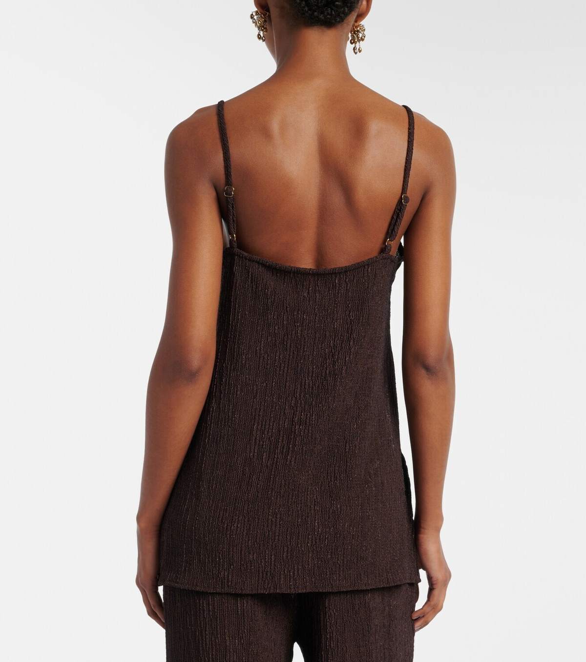 Jade Swim Iris seersucker top