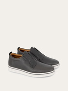 Ferragamo Mens Derby slip-on in Grey