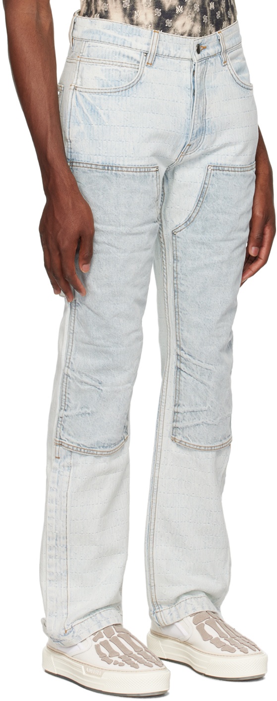 Amiri Men's Logo Jacquard Carpenter Jeans