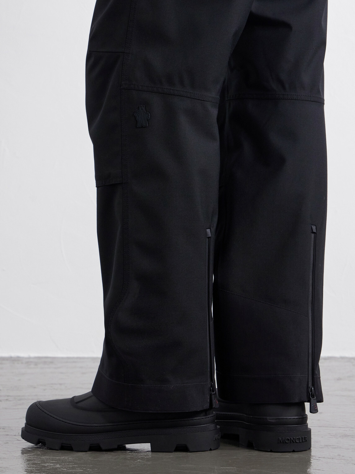 Moncler Grenoble - Straight-Leg Gabardine Ski Pants - Black