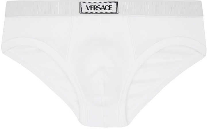 Photo: Versace Underwear White 90s Briefs