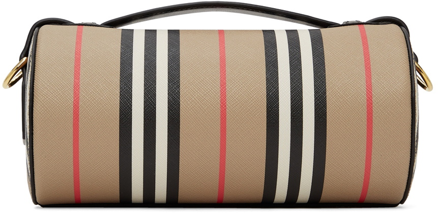 Burberry Beige Vintage Check Barrel Bag Burberry