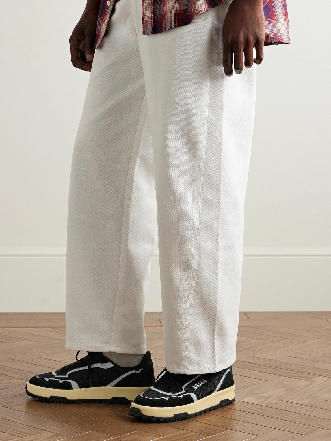 Autry - Wildpace Nubuck and Rubber-Trimmed Suede and Mesh Sneakers - Black