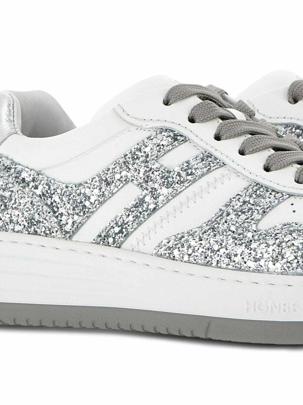 Hogan Sneakers Platform HXC2220T54 Glitter Da Bambina