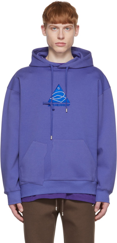 Photo: ADER error Purple Geomid Hoodie