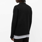 Jil Sander Men's Chunky Crew Knit in Black