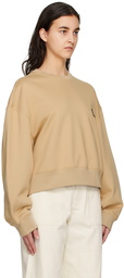 Wooyoungmi Beige Crewneck Sweatshirt