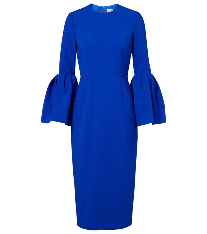 Photo: Roksanda Margot crêpe midi dress