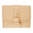 Chloe Beige Aby Square Wallet