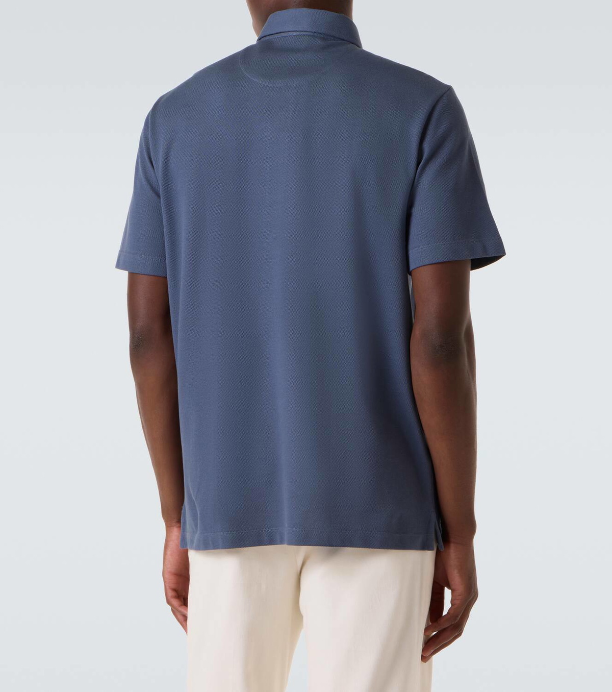 Brioni Cotton piqué polo shirt