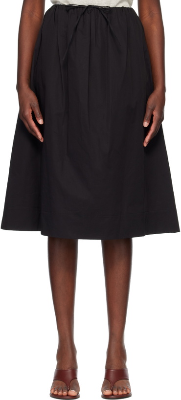 Photo: Nothing Written Black Leia A-Line Midi Skirt