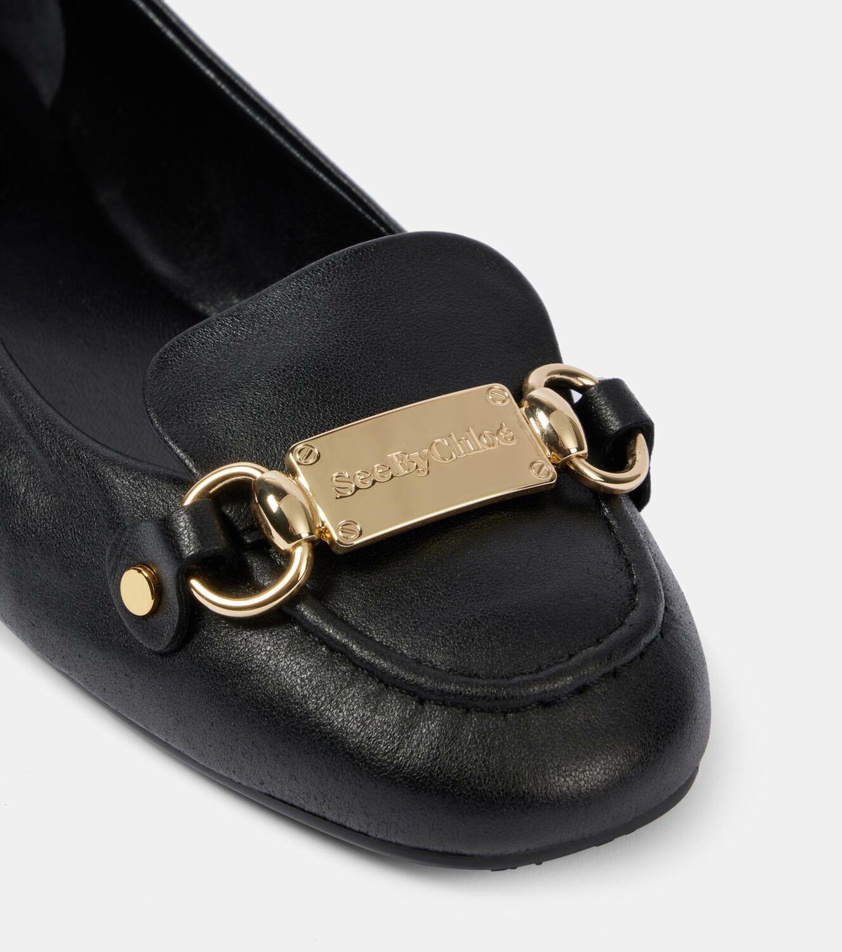 See By Chloé Jane leather ballet flats