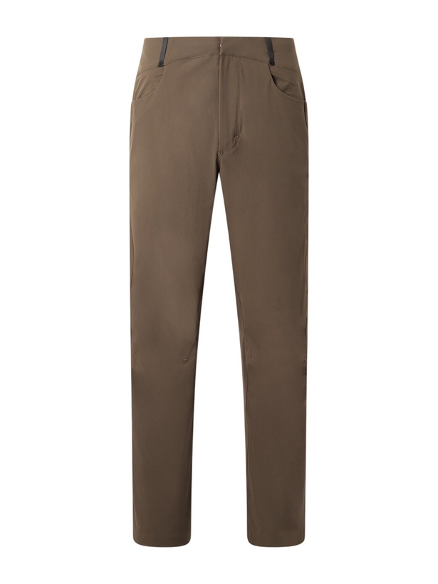 Photo: Portal - Traka Straight-Leg Recycled-Shell Trousers - Brown