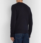 Ralph Lauren Purple Label - Bear-Intarsia Cashmere Sweater - Navy