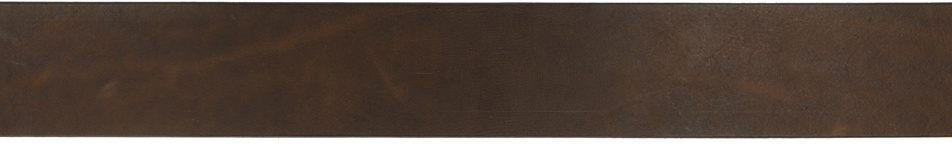 YOHJI YAMAMOTO Brown 50mm Skirt Belt