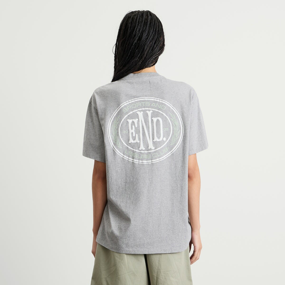 END. Leisure T-Shirt in Grey Marl
