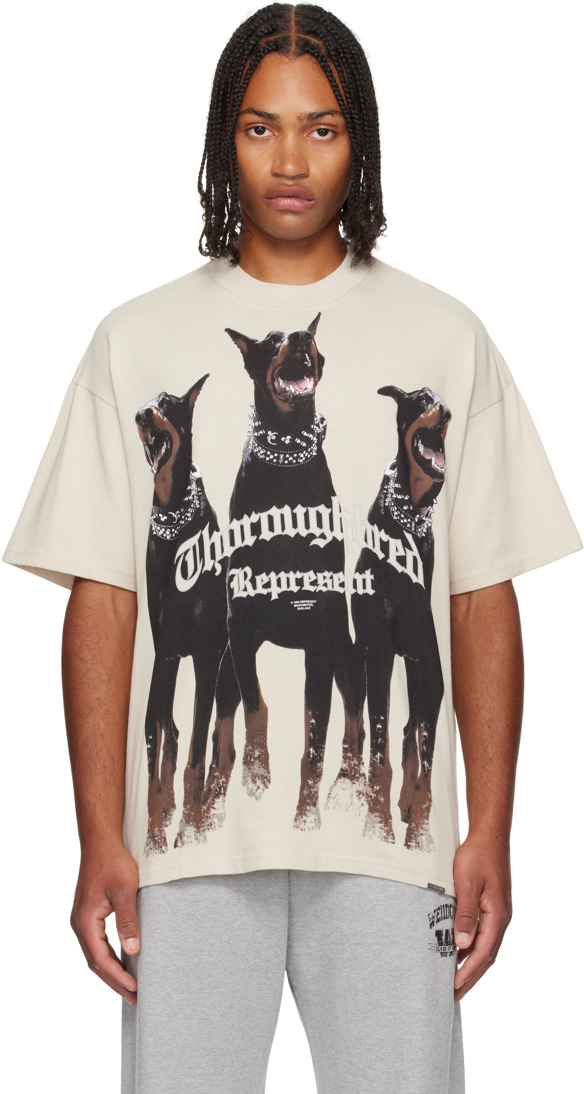 Represent Off-White 'Thoroughbred' T-shirt Represent
