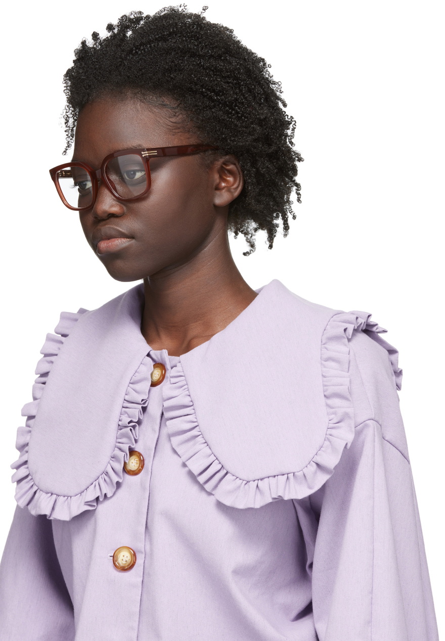 Marc Jacobs Brown Square Glasses Marc Jacobs