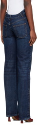 Jean Paul Gaultier Blue 'The Curved' Jeans