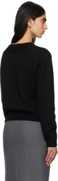 Marc Jacobs Black Gem Knit Logo Sweater