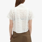 Brain Dead Women's Mercado Square Shirt in White