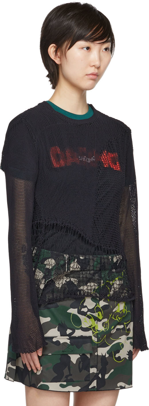 Marc Jacobs Heaven Black Cotton Sweater