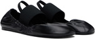 ALAINPAUL Black Merce Ballerina Loafers
