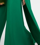 Elie Saab Embellished cady gown