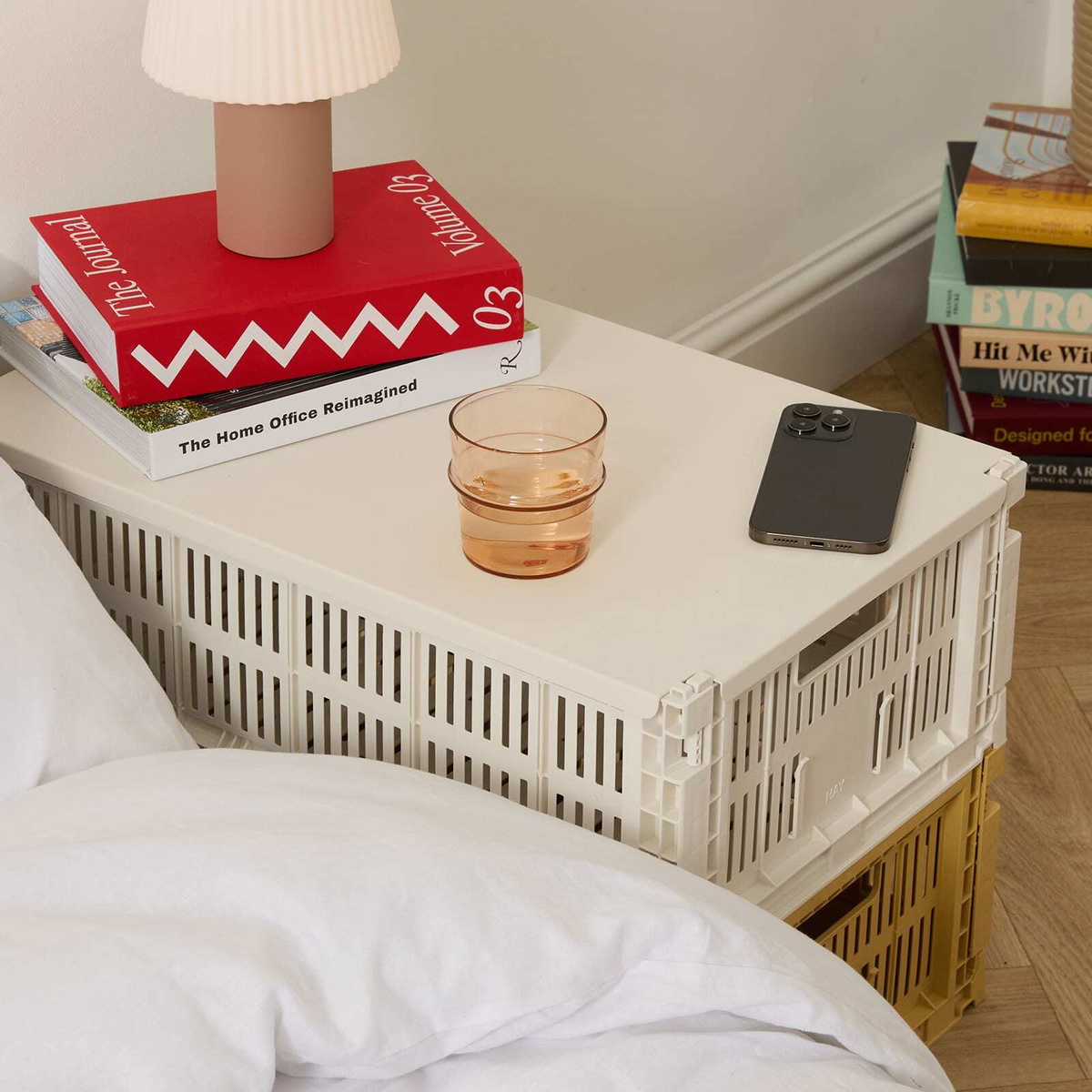 ferm LIVING Boya Low Glasses - Set of 2 in Blush 