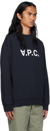 A.P.C. Navy Eliot Sweatshirt