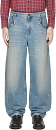 EGONlab Blue Baggy Jeans
