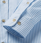 Acne Studios - Isherwood Button-Down Collar Striped Cotton-Poplin Shirt - Men - Light blue