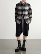 Rick Owens - Rick's Pods Straight-Leg Cashmere Drawstring Shorts - Black