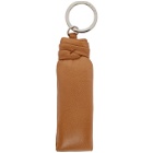 Lemaire Brown Padded Keychain