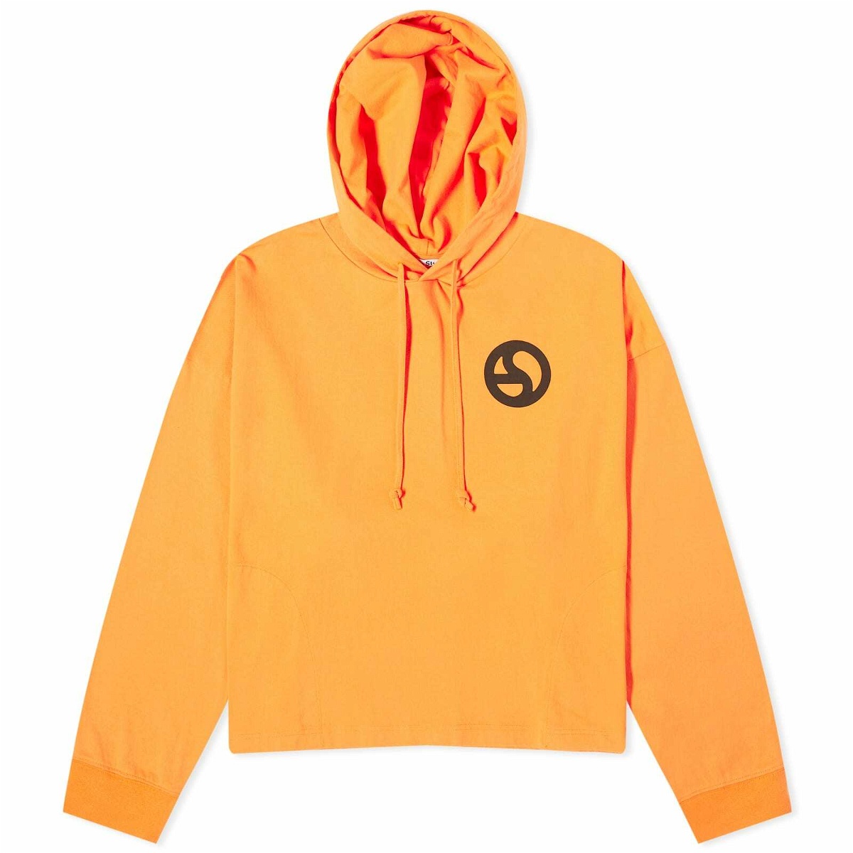 Photo: Acne Studios Men's Fester Logogram Hoodie in Sharp Orange