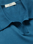 Mr P. - Cotton Polo Shirt - Blue