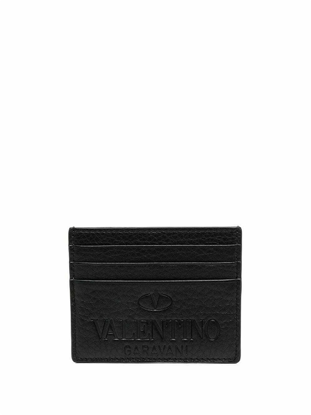 Photo: VALENTINO GARAVANI - Valentino Garavani Identity Leather Card Case