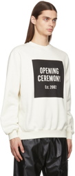 Opening Ceremony White Box Logo Sweatshirt