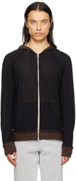 Edward Cuming Black & Brown Naked Hoodie