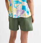 Gallery Dept. - Zuma Logo-Print Cotton-Canvas Shorts - Green