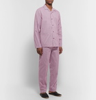 Ermenegildo Zegna - Printed Cotton-Blend Pyjama Set - Grape